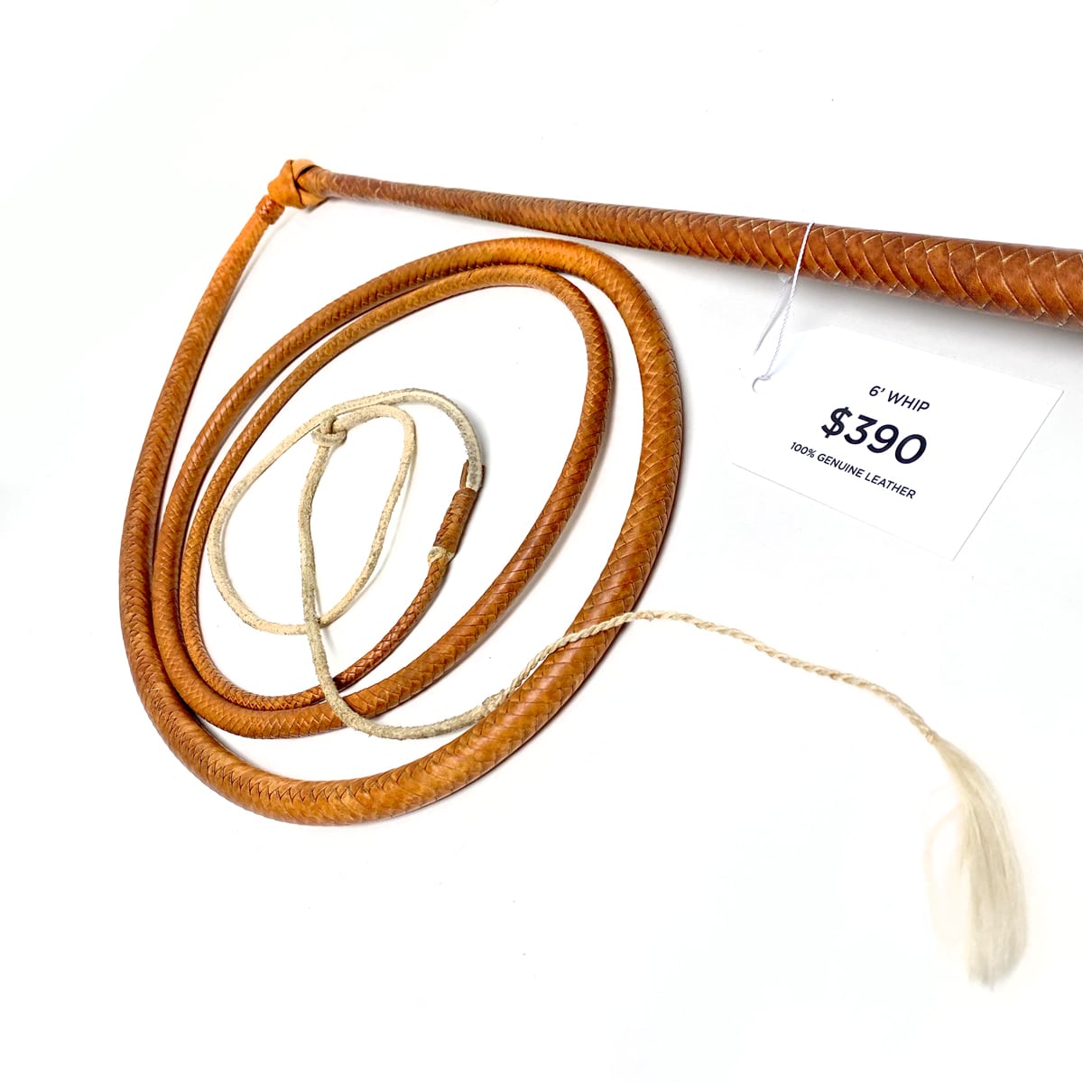 n Indians™ 6' Leather Whip - Yellowstone Press